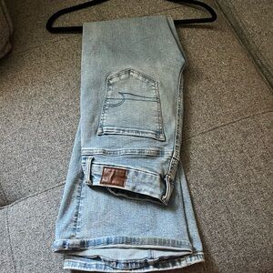 American Eagle Outfitters Blue Straight Jeans
